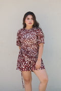 BLUSÓN MESH MISS BAMBI BURGUNDY