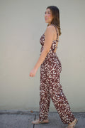 PANTALÓN EN LINO MISS BAMBI CHOCOLATE
